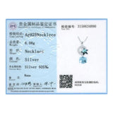Crystal Star Cube Moon Pendant Necklace S925 Sterling Silver Chain