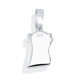 925 Silver Jesus Pendant Iced CZ Women's Pendant Hip Hop High Charm Gift