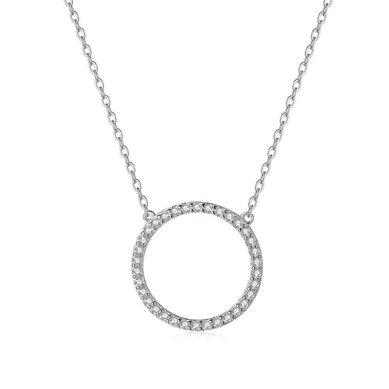 Sparkling Zircon Necklace & Earrings Set for Women