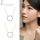 Sparkling Zircon Necklace & Earrings Set for Women