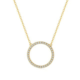 Sparkling Zircon Necklace & Earrings Set for Women