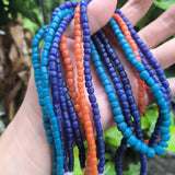 Natural West Glass Bead Chain LouLan Exotic Jewelry