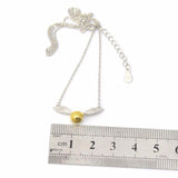 925 Silver Golden Snitch Pendant Necklace Wing Charm Quidditch Snitch Necklace