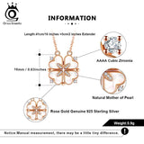 Heart Pendant Silver Necklace for Women