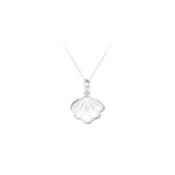 Sterling Silver Mother-of-pearl Shell Pendant Necklace
