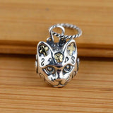 S925 Sterling Silver Leopard Head Pendant Couples Jewelry Gift