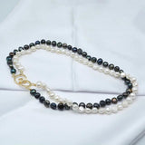 Natural Freshwater Pearl Double Layer Necklace