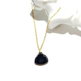 Bohemian Choker Necklace 925 Silver Spinel Pearl Charm