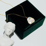 Bohemian Choker Necklace 925 Silver Spinel Pearl Charm
