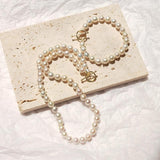 Baroque Pearl Choker Necklace 925 Sterling Silver Boho Collier Women Jewelry
