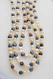Baroque Pink Freshwater Pearl Necklace 7-8mm 65in