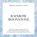 925 Silver Hexagon Moonstone Pendant Necklace