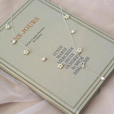 Natural Freshwater Pearl Necklace 925 Sterling Silver Jewelry Wedding