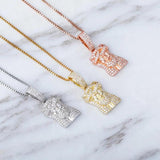 JINAO 925 Silver Jesus Pendant Iced Hip Hop Zircon Pendant