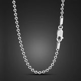925 Sterling Silver Necklace 2.3MM 18-28 inch Bead Chain