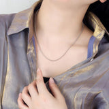 925 Sterling Silver Necklace 2.3MM 18-28 inch Bead Chain