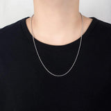 925 Sterling Silver Necklace 2.3MM 18-28 inch Bead Chain