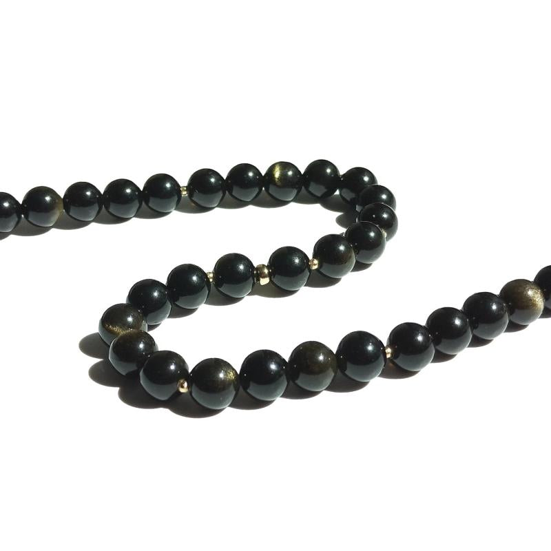 Natural Stone 6mm/8mm 14K Filled Necklace Amethyst Rose Quartz Labradorite