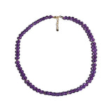 Natural Stone 6mm/8mm 14K Filled Necklace Amethyst Rose Quartz Labradorite