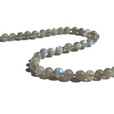 Natural Stone 6mm/8mm 14K Filled Necklace Amethyst Rose Quartz Labradorite