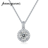 925 Silver 1CT Moissanite Lab Diamond Necklace