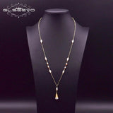 Pearl Long Pendant Necklace Birthday Gift