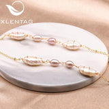 Pearl Long Pendant Necklace Birthday Gift