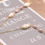 Pearl Long Pendant Necklace Birthday Gift