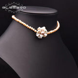 Baroque Pearl Necklace Women Collar Chain Choker Jewelry
