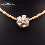 Baroque Pearl Necklace Women Collar Chain Choker Jewelry