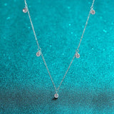 0.5Ct Moissanite Pendant Necklace 925 Sterling Silver A Little Starlight Diamond