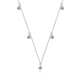 0.5Ct Moissanite Pendant Necklace 925 Sterling Silver A Little Starlight Diamond