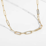 925 Silver Zircon Necklace Minimalist Gift For Women