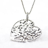 Tree of Love Bead Necklace with Silver Chain - Women Jewelry
