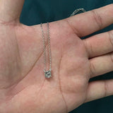 925 Silver 4 Rong Moissantie Necklace Platinum Plated