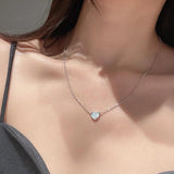 925 Sterling Silver Mini Love Necklace for Girls