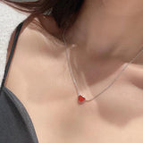 925 Sterling Silver Mini Love Necklace for Girls