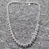 UNOde50 Electroplated 925 Silver Necklace Jewelry