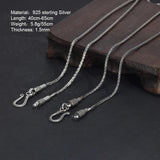 925 Sterling Silver Vintage Braided Sweater Chain Twist-off Detachable