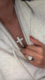 925 Silver Jesus Cross Pendant Necklace