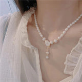 Real Natural Cultured Baroque Pearl Necklace