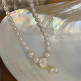 Real Natural Cultured Baroque Pearl Necklace