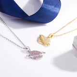925 Silver Planet Necklace Sky Galaxy Star Women Jewelry
