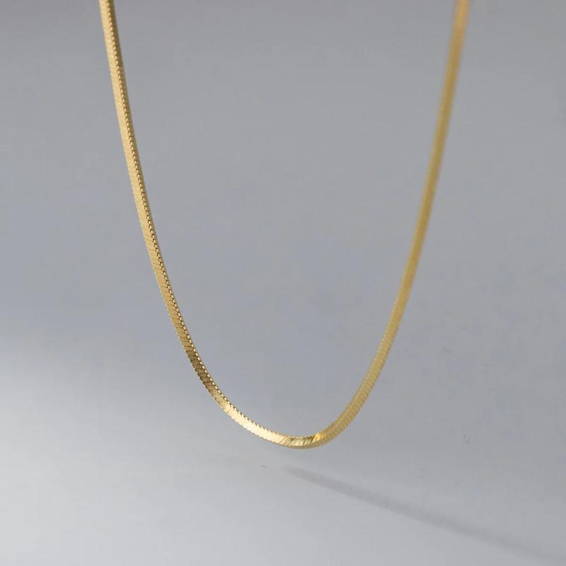 925 Silver Snake Bone Chain Charms Necklace Punk Choker Party Jewelry