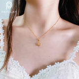 Zircon Crown Diamond Necklace 1ct S925 Sterling Silver Chain