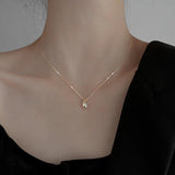 925 Silver Water Drop Necklace for Women