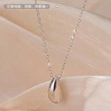 925 Silver Water Drop Necklace for Women