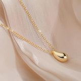 925 Silver Water Drop Necklace for Women