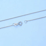 1.0mm 40/45CM Sterling Silver Necklace Chain 1.3g Female Jewelry Gift