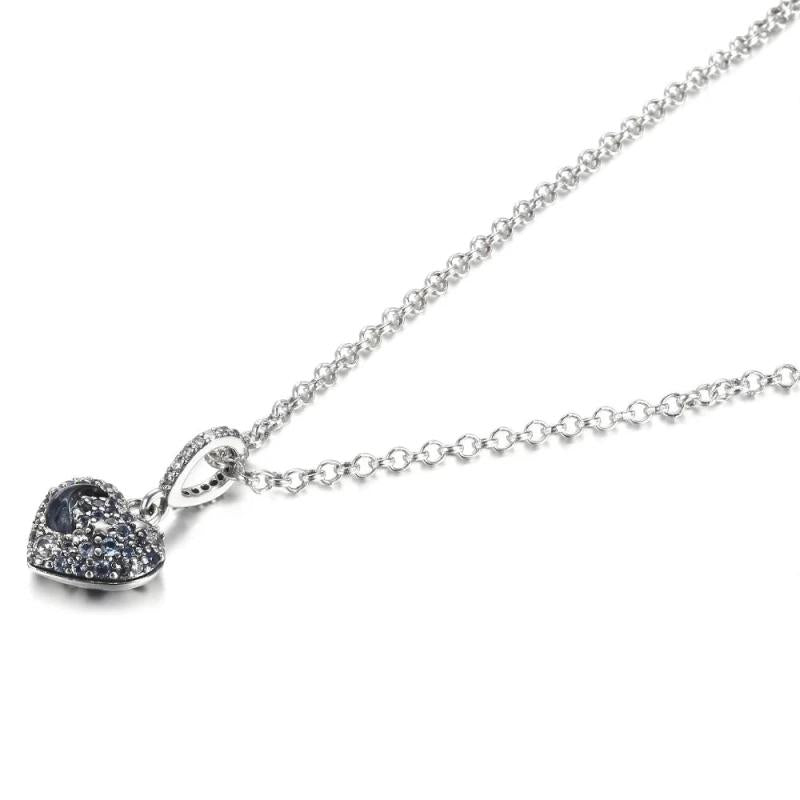 Dainty Heart Pendant Necklace in Sterling Silver